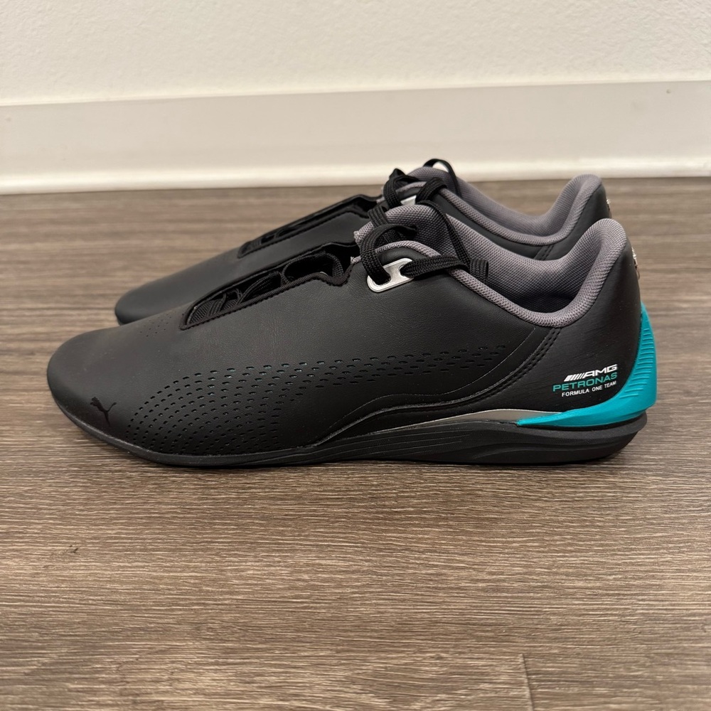 PUMA Mapf1 Drift Cat Decima Perforated Lace Up  Mens Black Sneakers Sz 13